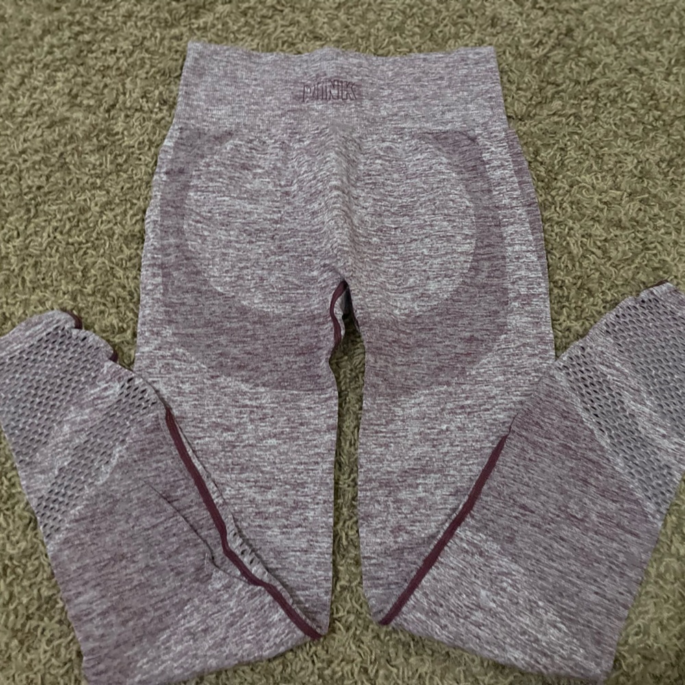 PINK Victoria's Secret Marled Gray Leggings